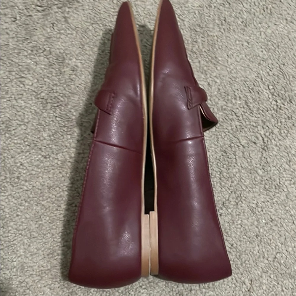 Nordstrom Maroon Flats - Picture 3 of 4